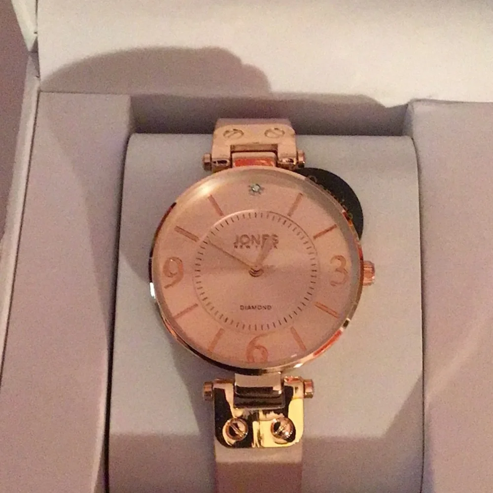 Jones New York Diamond Collection Rose Gold Watch - Picture 2 of 6